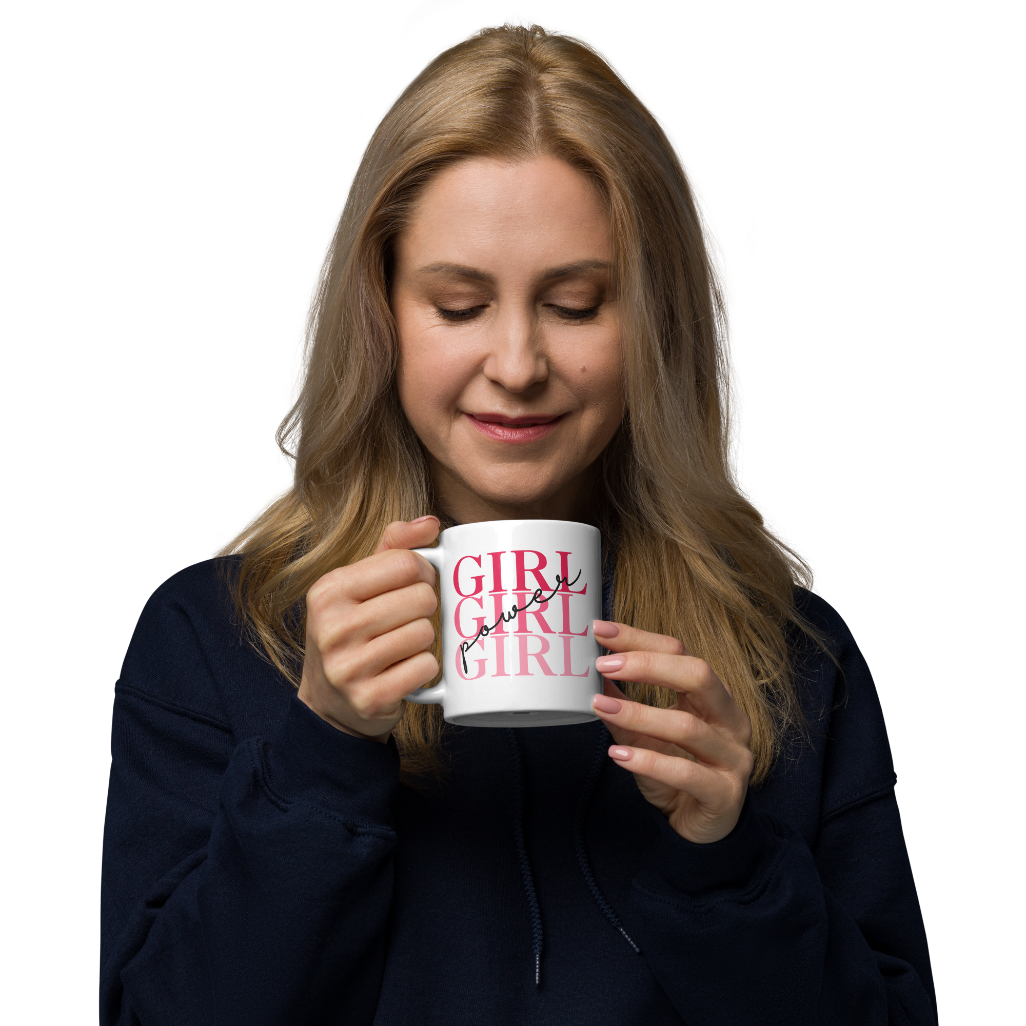 Mug Blanc Brillant « Girl Power »